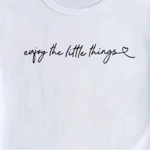 Enjoy the Little Things T Shirt - Picture 2 of 5